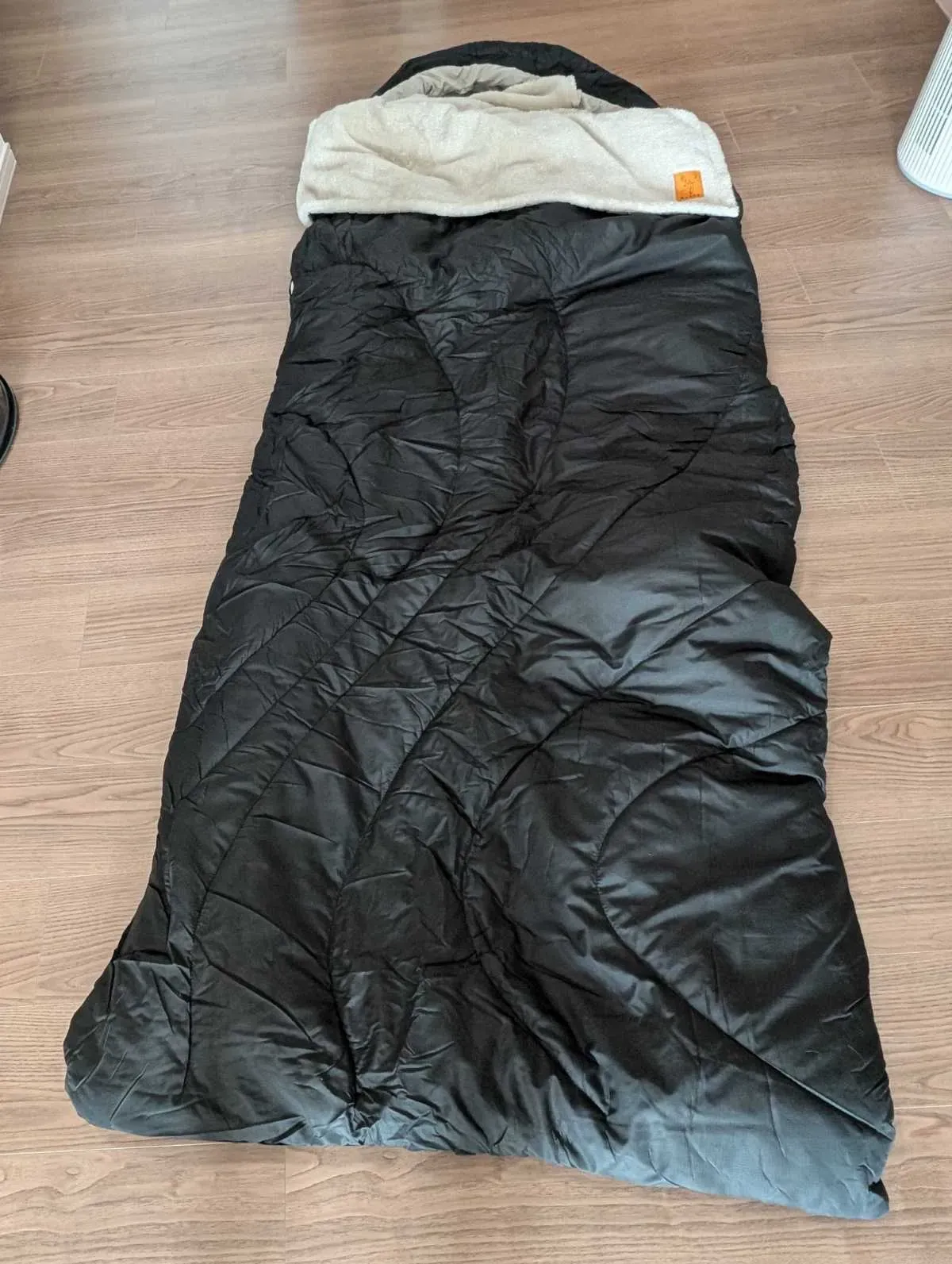 Sleep Max 寝袋の展開全体図
