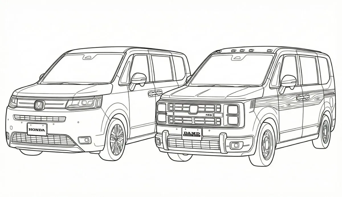 純正ステップワゴンとレゾネーター装着車の比較